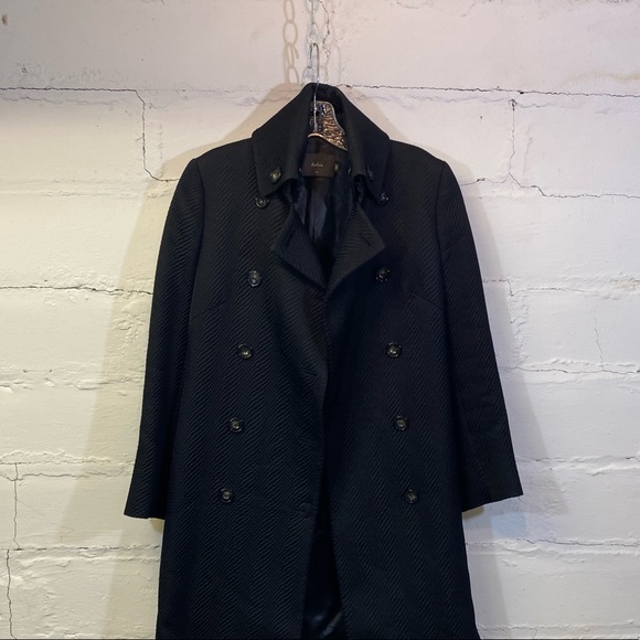 Kulson Black Duster or Long Fitted Coat - Picture 2 of 14